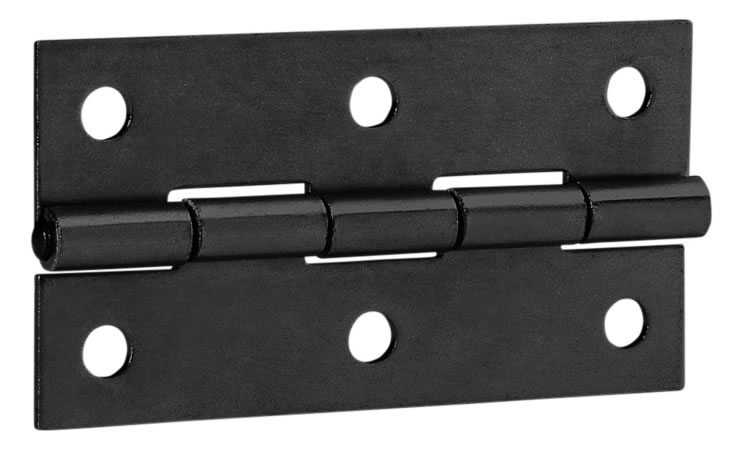 AHALL 2602 BLK Pozinkovaný pánt čierny