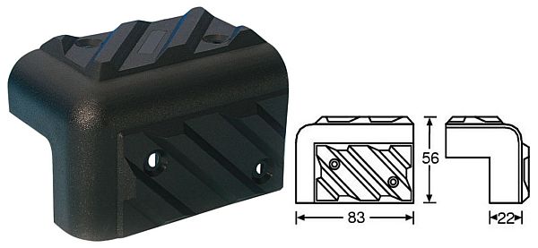 AHALL 4013 Roh plastový