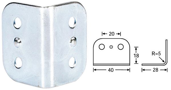 AHALL 4042 L spojka rádius 5 mm