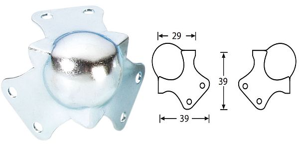 AHALL 4112 Roh malý trojstranný