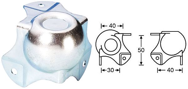 AHALL 4128 Roh stredný stohovateľný s prelisom