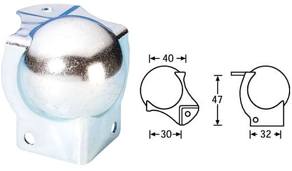 AHALL 4129 Roh stredný 52 mm na vekový profil