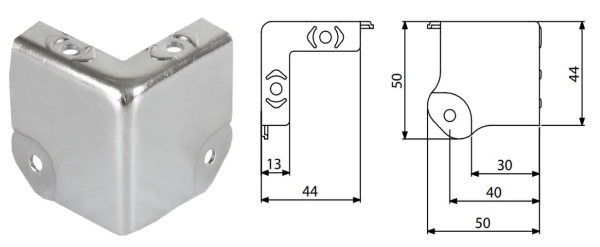 AHALL 4145 Roh plochý na profil 6145