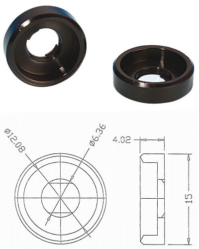 AHALL 5620 Plastová podložka misková M6