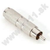 AHALL 7541 Redukcia Jack mono 6,3 mm - Cinch