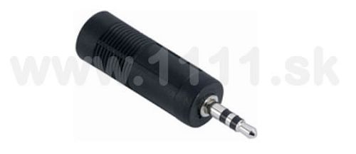 AHALL 7544 Redukcia Jack 6,3mm- Jack 3,5 mm stereo