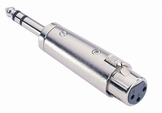 AHALL 7856 Redukcia Cannon samička - Jack stereo