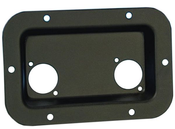 AHALL 8708 BLK Konektorová miska