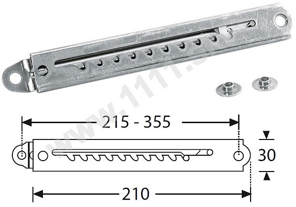 AHALL 8735 Teleskopický support 10 nastavení