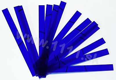 ART Sada sklenených filtrov 250 x 300 mm modrá