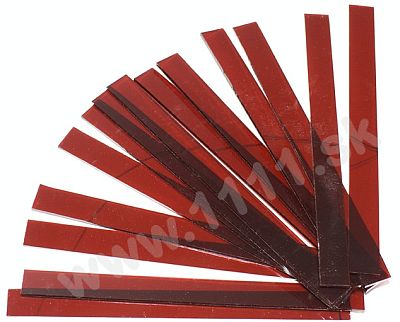 ART Sada sklenených filtrov 250 x 300 mm červená