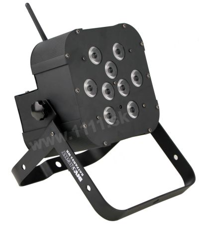 INV LED BATPAR 93WR Reflektor 9x3W na batériu