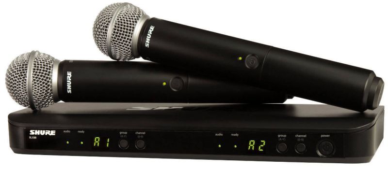 SHURE BLX288E/SM58-H8E mikroport do ruky