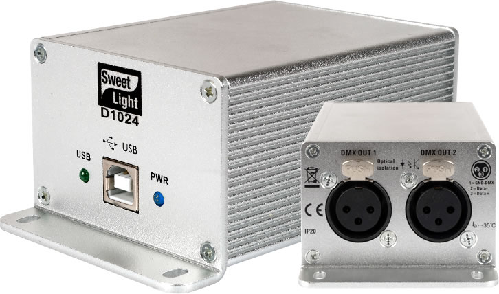 SWEETLIGHT D1024 DMX ovládač