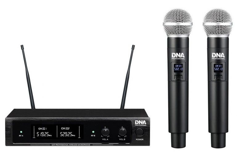 DNA DJ DUAL VOCAL 2x Mikroport do ruky