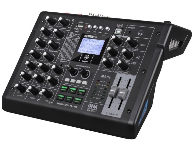 DNA EFF 4 mixpult USB MP3 Bluetooth 