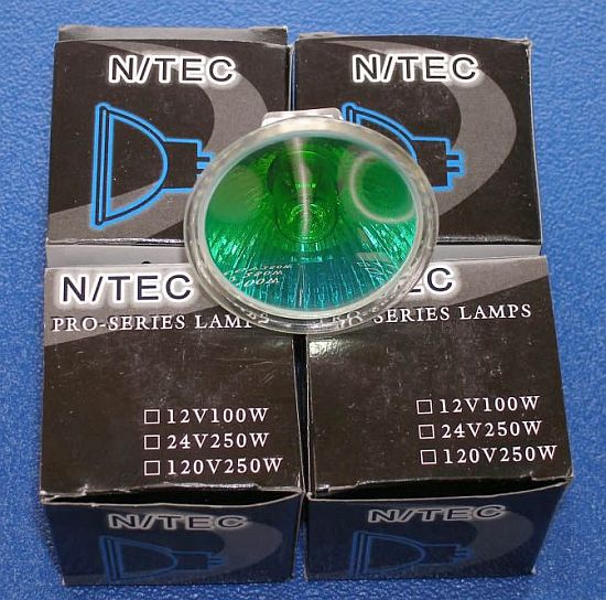 N-TEC 240V 75W GREEN žiarovka