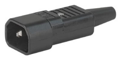 Sieťový napájací konektor C15 káblový samček