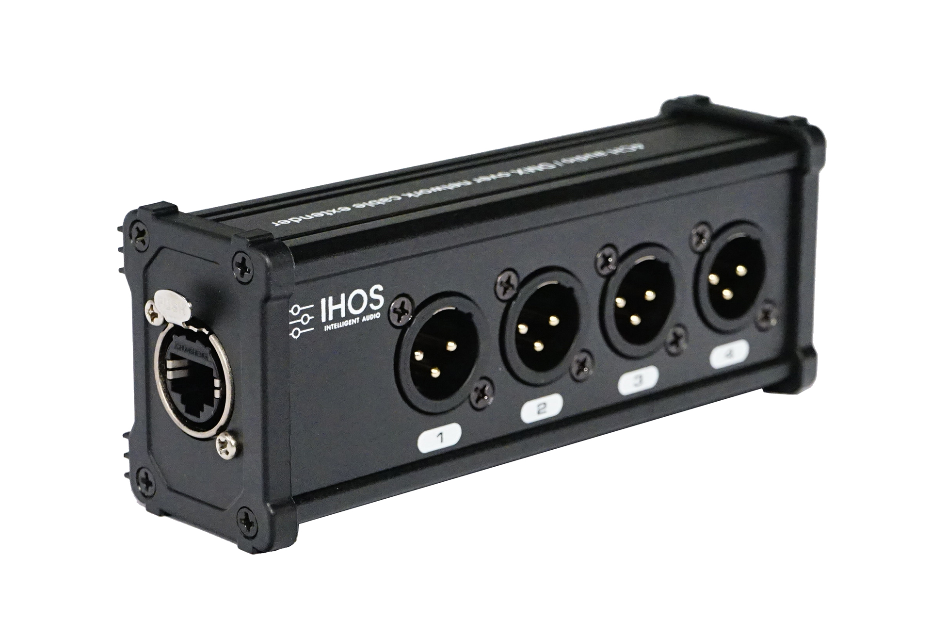 FOS IHOS INET4-M - 4 x samec XLR / 1x RJ45
