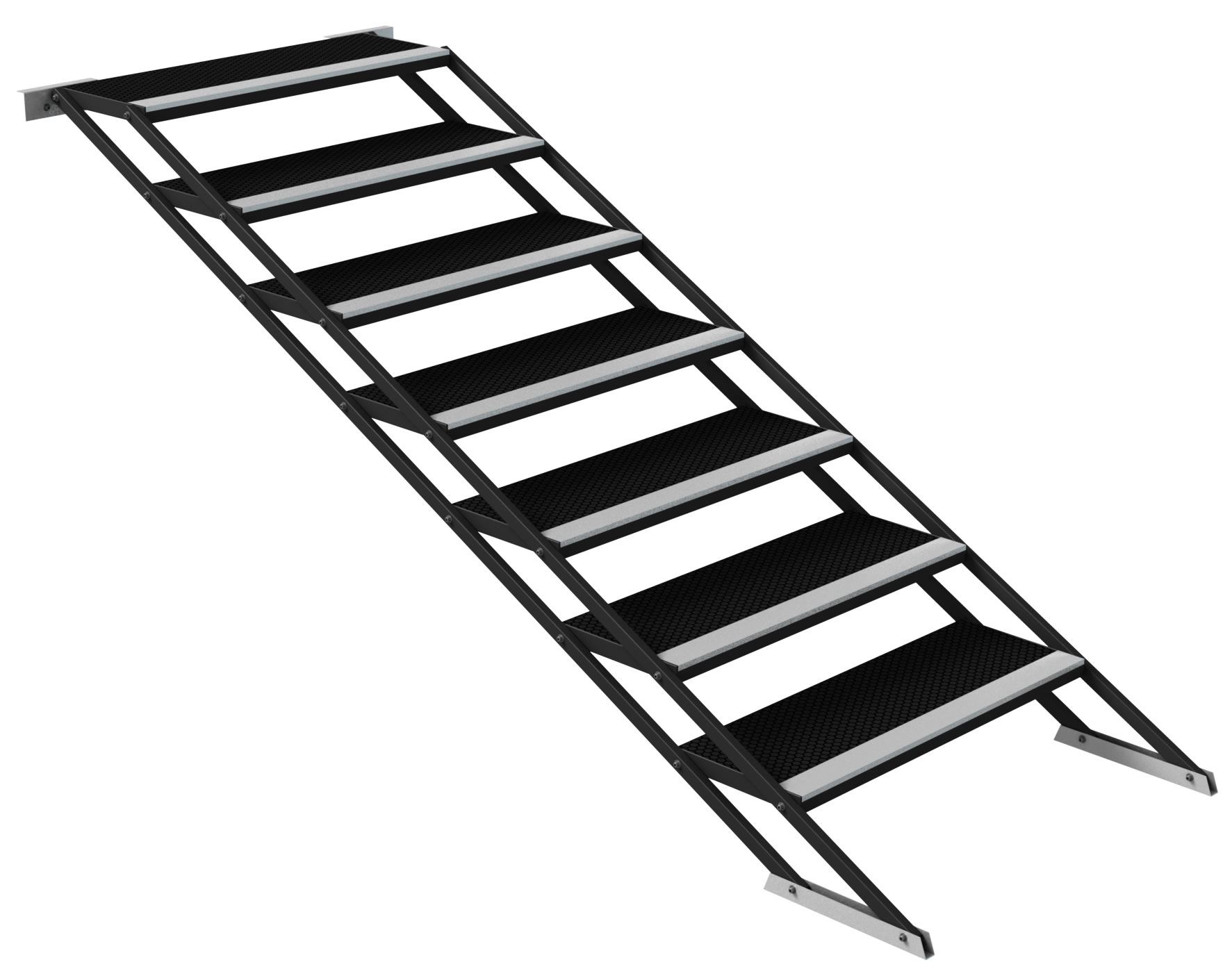 GLOBAL TRU Nastaviteľné schody pre pódiá 100-180cm