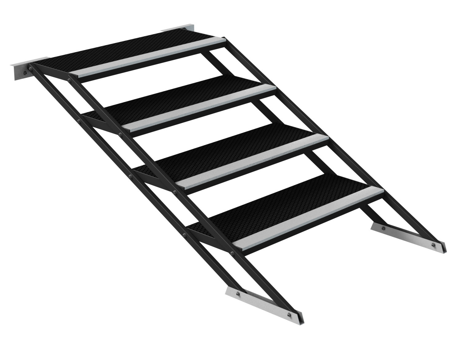 GLOBAL TRUS Nastaviteľné schody pre pódiá 60-100cm