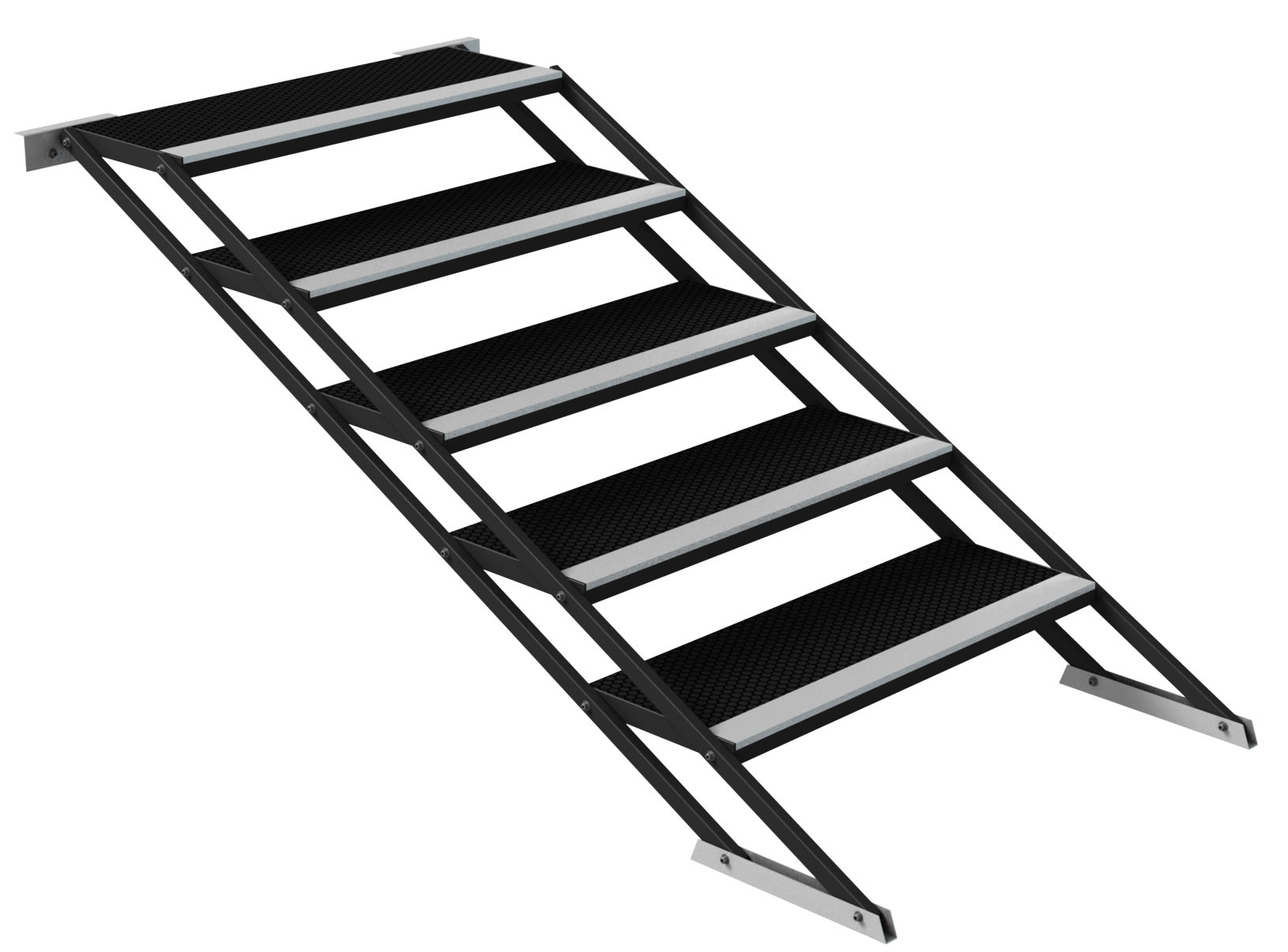 GLOBAL TRUS Nastaviteľné schody pre pódiá 80-140cm