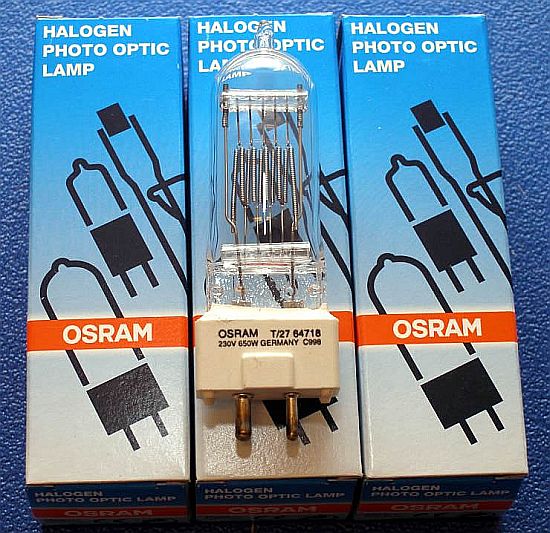 OSRAM Gy9,5 240V 650W 64718 žiarovka