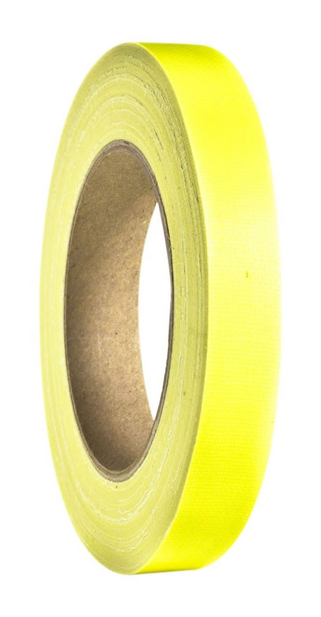 AHALL 58064 NYEL Gaffa lepiaca páska Neon Yellow