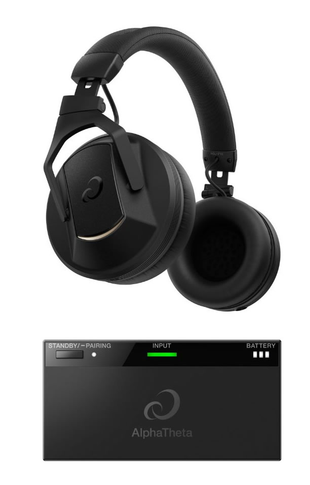 AlphaTheta HDJ-F10-TX Batériové slúchadlá