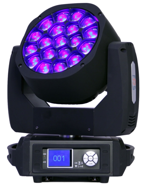 FOS HELIX PRO WASH 19x15W LED rotačná hlava