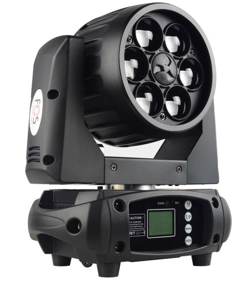 FOS IRIDIUM 6x15W WASH LED rotačná hlava
