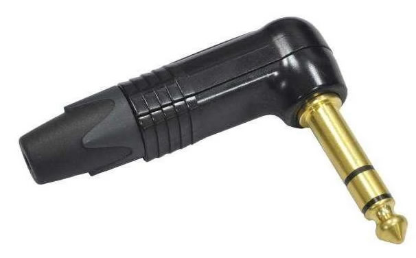 NEUTRIK NP3RX-B Jack uhlový stereo