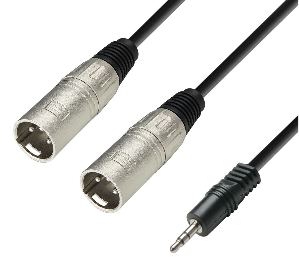 AHALL K3YWMM-0600 Kábel Jack 3,5 st/2xXLR 6m