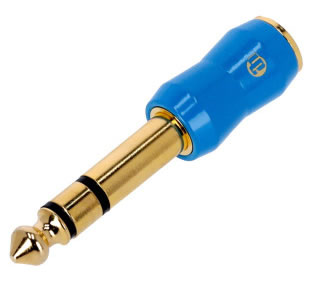 AHALL K4AMF3JM3G BLU Redukcia Jack 3,5-Jack 6,3 mm