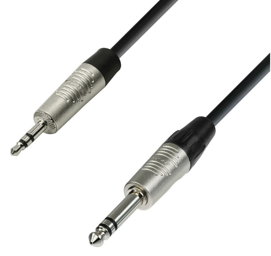 AHALL K4BVW-0150 Kábel Jack 6,3mm/Jack 3,5mm 1,5m