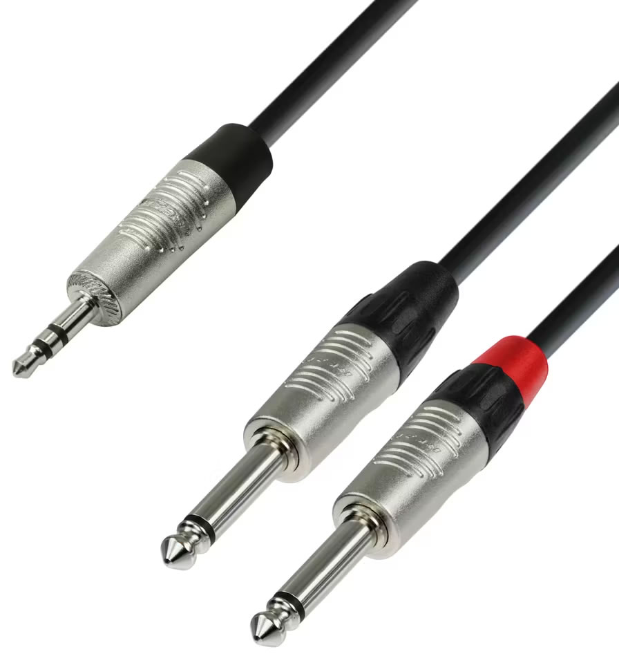 AHALL K4YWPP-0300 Kábel Jack 3,5 st/ 2 x Jack 3m