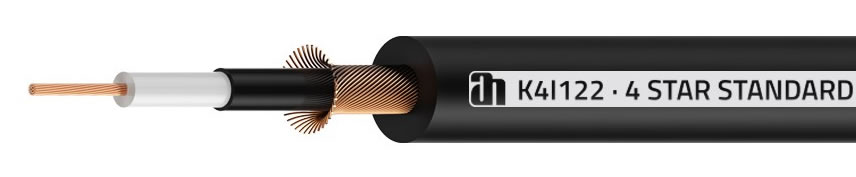 AHALL K4I122 nástrojový nesym.kábel - čierny