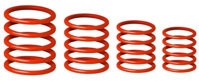 GRAVITY RP 5555 RED1 Univerzálne krúžky červené