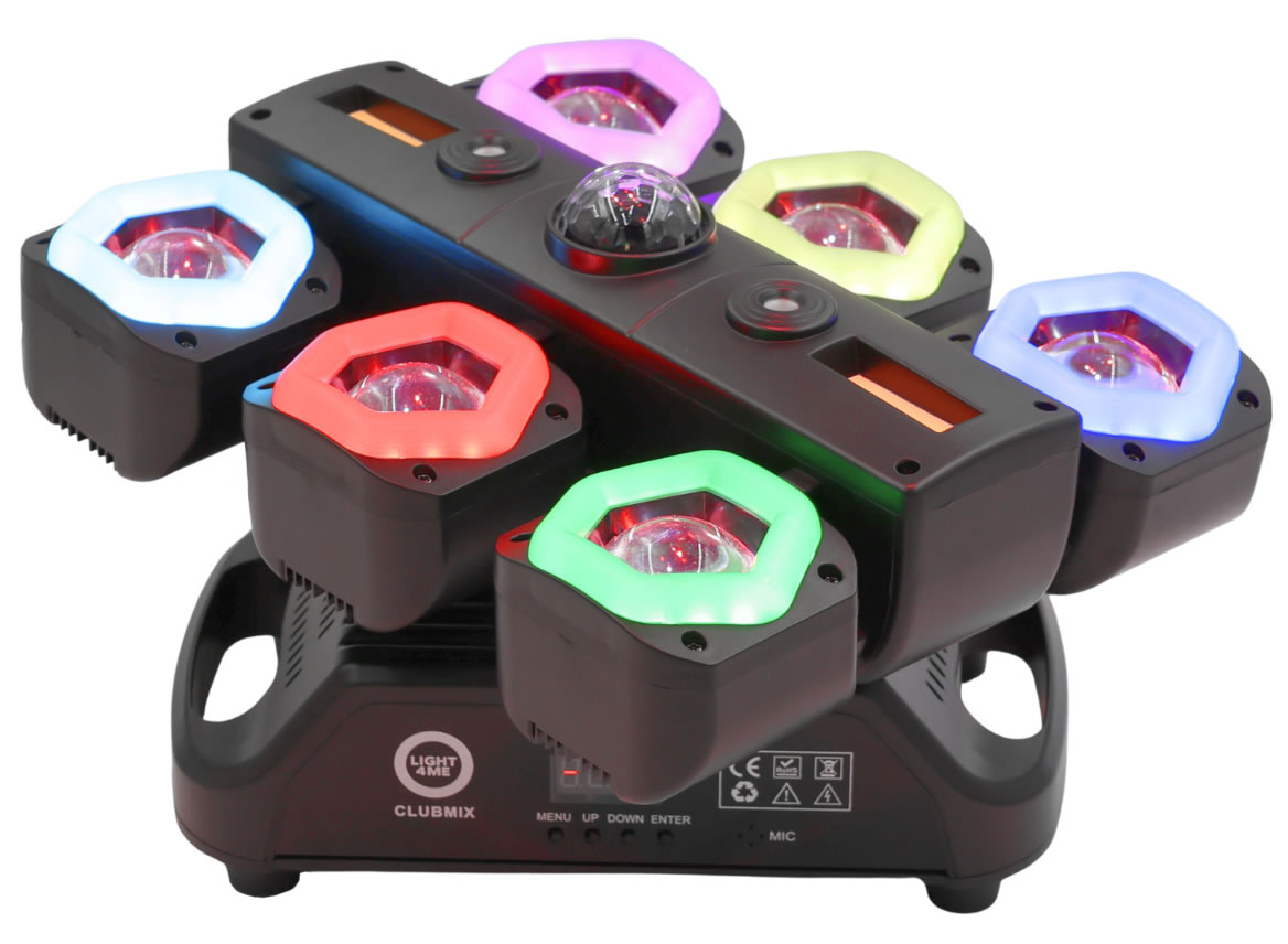 LIGHT4ME CLUBMIX LED multiefekt 6v1