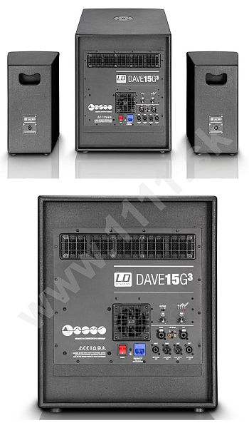 Prenájom LD DAVE15G3 Aktívny systém 2600W