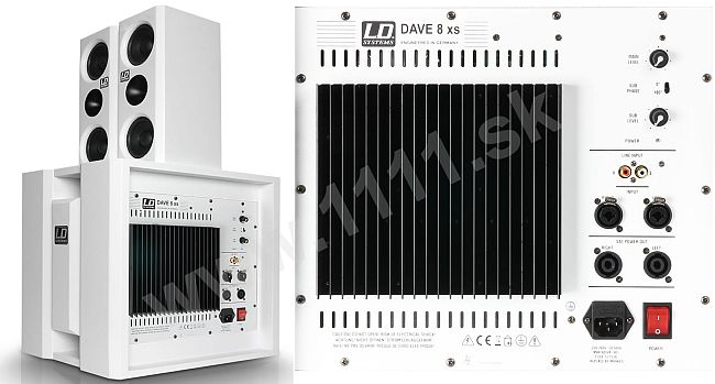 LD DAVE 8XSW Aktívny systém 1400W biely