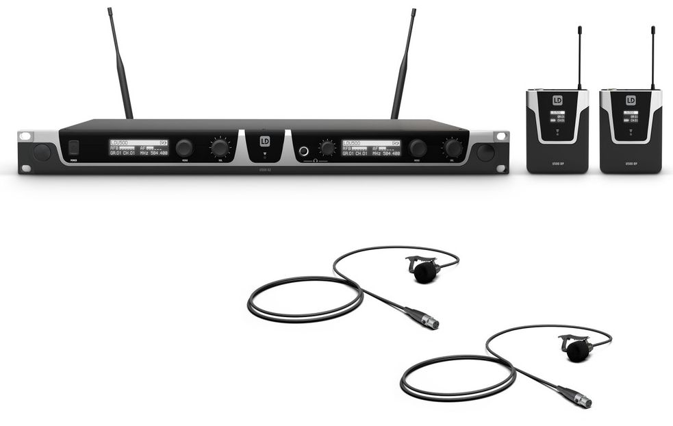 LD U505 BPL2  Mikroport 2x Lavalier