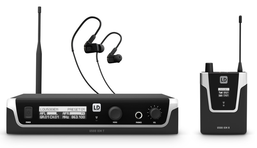 LD U506 IEM HP IN EAR monitor