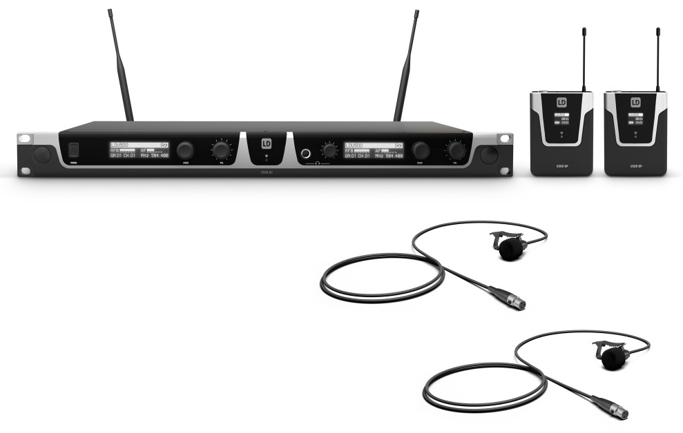 LD U506 BPL2 Mikroport 2x Lavalier