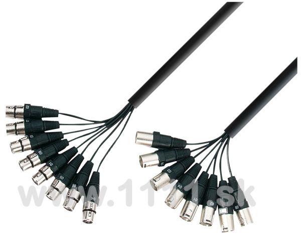 AHALL K3L8MF-0500 Multikábel 8 x XLR/XLR