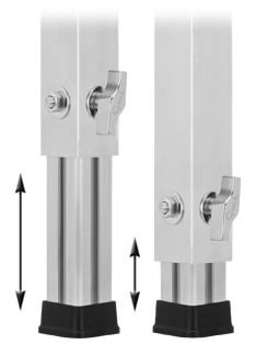 GUIL PTA5-T/40-60 Nastaviteľná nožička 40-60cm