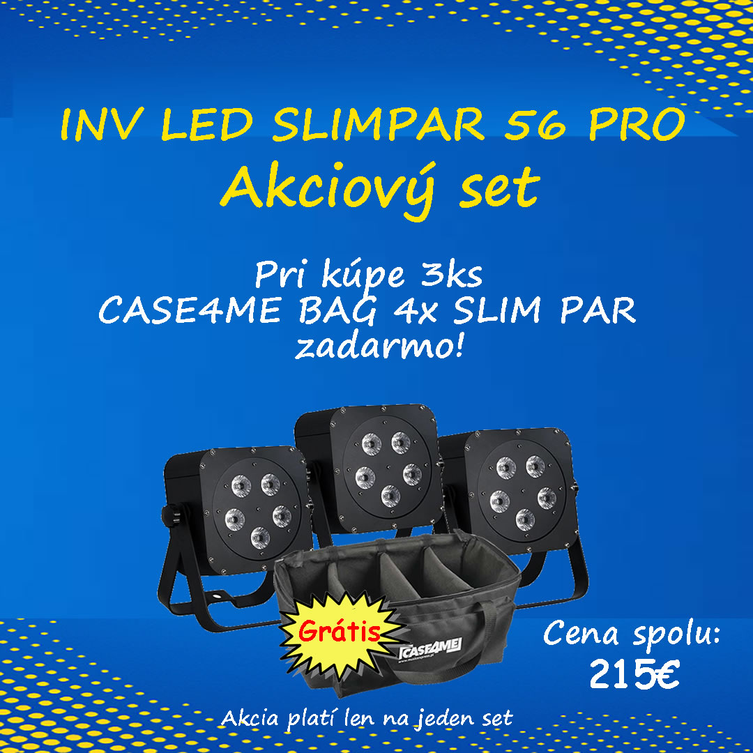 INV LED SLIMPAR 56 PRO Akciový set