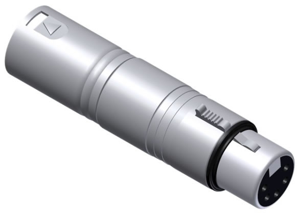 EXP VC150 Redukcia XLR3pin - XLR5pin samička