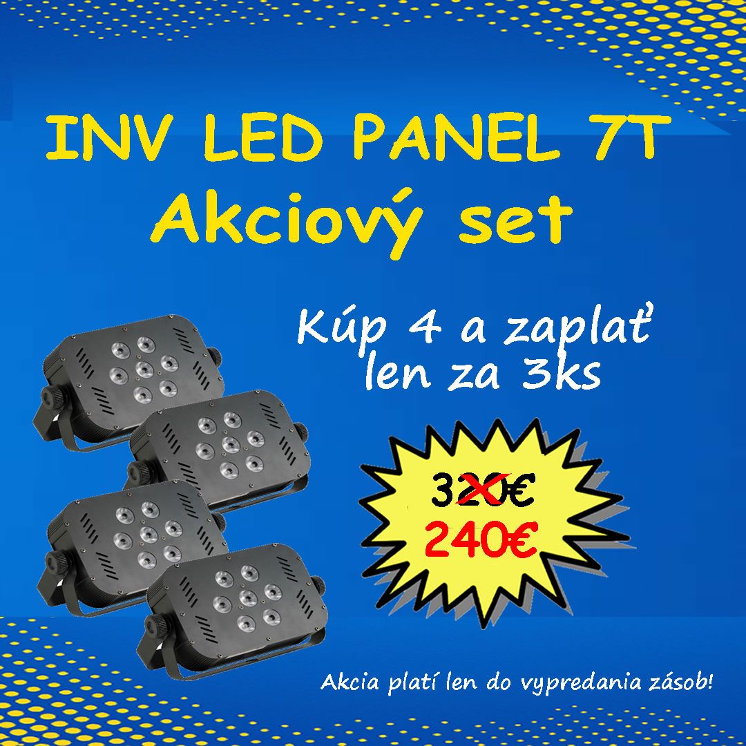INV LED PANEL 7T Akciový set