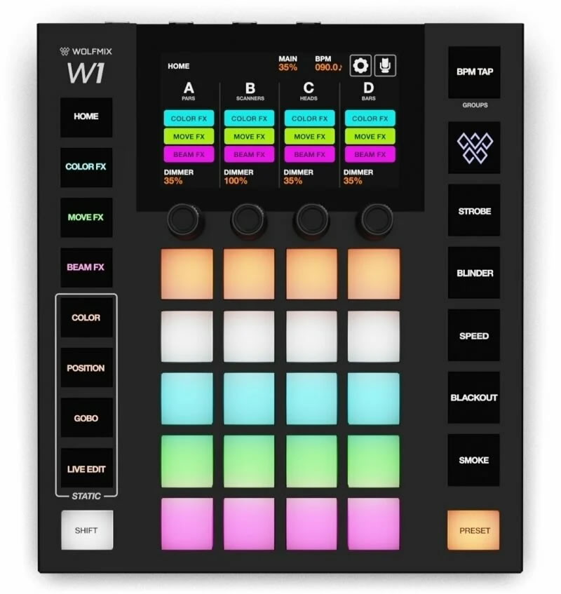 Wolfmix W1.MK2 DMX Lighting Controller